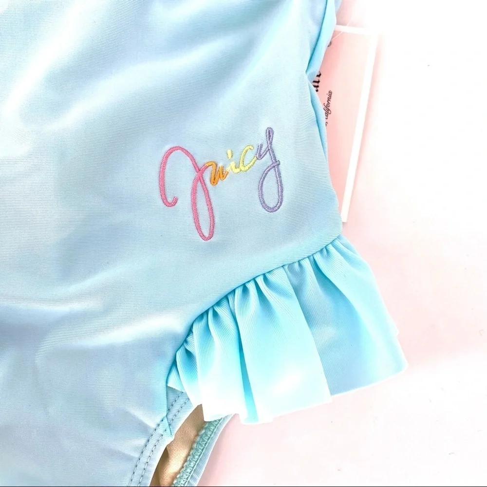 Juicy Couture Girls' One Piece Swimsuit